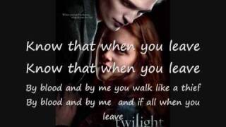 Lykke Li  Possibility Lyrics amp Subtitulado  Twilight [upl. by Stilwell]