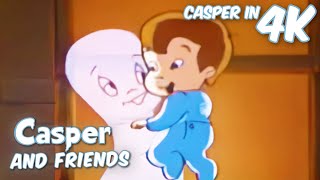 Casper the Ghostly Hero 👻🦸  Casper and Friends in 4K  1 Hour Full Episode  Cartoons for Kids [upl. by Siahc]