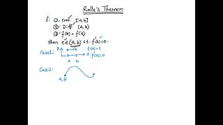 Rolles theorem 1 [upl. by Latia540]