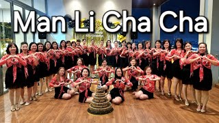 Man Li Cha Cha 蔓莉恰恰  Line Dance High Beginner  Molly Yeoh [upl. by Rodina]