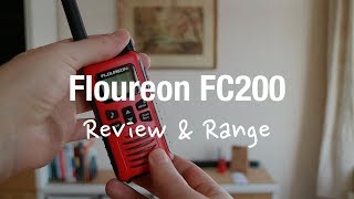 Floureon FC200 PMR446  Kids Walkie Talkies Review and Range Test [upl. by Ailehc758]