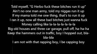 G Herbo  Run It Up Lyrics [upl. by Assed]