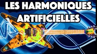 LES HARMONIQUES ARTIFICIELLES  LE GUITAR VLOG 123 [upl. by Carthy]