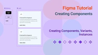 Creating Component in Figma  Components amp Variants [upl. by Johns450]