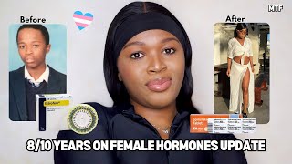 Transgender HRT Update  Male to Female Hormone Replacement Therapy South African transgender [upl. by Byrom]