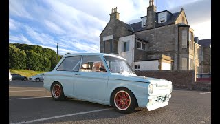 1970 Hillman Imp Deluxe restoration with Honda Blackbird engine 360p [upl. by Ulla]