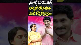 జగన్ జైలు కి వెళ్లేముందు భార్యతో చెప్పిన మాట  What Jagan Told to His wife in Arrest  Cine Megham [upl. by Stefanac]