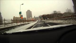 Bad Drivers of NYC  Snow Storm Juno January 27 2015 [upl. by Annalee]