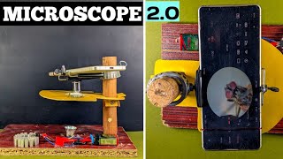 MICROSCOPE 20  How To Make Smartphone Microscope At Home [upl. by Lled]