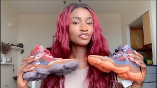 YEEZY 500 HIGH SUMAC  TACTILE ORANGE REVIEW amp ON FEET [upl. by Ralina885]