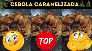 Cebola caramelizada para o seu lanche [upl. by Sirob]