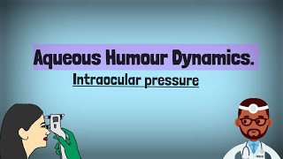 Aqueous Humor pathway Intraocular Pressure [upl. by Arodal685]