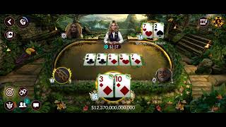 ZYNGA POKER  BIG TABLE NEW 250 B  500 B [upl. by Auhoj]