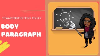 Writing an Expository Essay Body Paragraph STAAR Edition [upl. by Ecirpac]