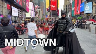 NEW YORK CITY Walking Tour 4K  MIDTOWN [upl. by Kentigera85]