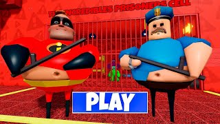 ❗THE INCREDIBLES vs BABA CHOPS in BARRYS PRISON RUN FULL GAME roblox [upl. by Sylera174]