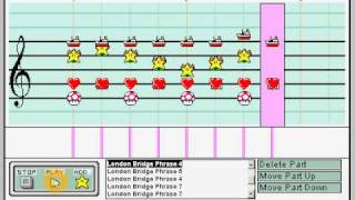 London Bridge Is Falling Down Song  Mario Paint Composer  8Bit Synth Chip Halloween 3 [upl. by Eicnarf423]