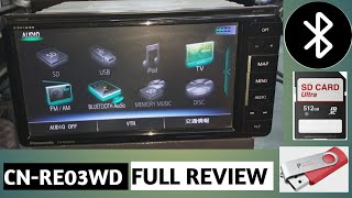 PANASONIC CNRE03WD REVIEWED ABOUT FULL SETUP [upl. by Ruffo987]