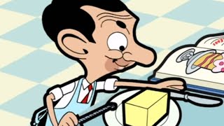 Baking a Cake  Mr Bean Official Cartoon [upl. by Ailima]