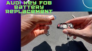 Audi Key Fob Battery Replacement [upl. by Neel]