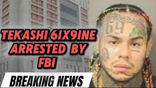 Tekashi 6ix9ine Arrested reaction viralvideo real trending story [upl. by Arahs]