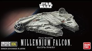 Bandai Millennium Falcon kit review 006 [upl. by Edlyn299]