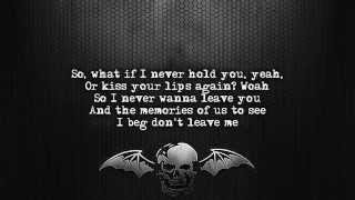 Avenged Sevenfold  Seize The Day Lyrics on screen Full HD [upl. by Madson]