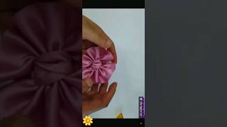 65 프릴 리본핀 집게핀 Ribbon craft 리본만들기 리본DIY 리본공예 Ribbon hairpin 핑크리본 헤어핀 아동핀 유아 머리핀 shorts [upl. by Tenaej]