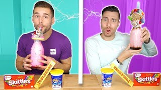 TWIN TELEPATHY FREAKSHAKE CHALLENGE [upl. by Annaed]