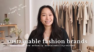 truly sustainable fashion brands you should know in 2024 [upl. by Yerot754]