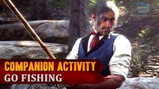 Red Dead Redemption 2  Companion Activity 8  Fishing Javier [upl. by Beniamino14]