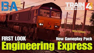 Engineering Express FIRST LOOK  Direct Rail Services amp ONE 66  Gameplay Pack  Train Sim World 4 [upl. by Havens]