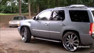 Escalade on color matched Forgiato Wheels [upl. by Brandais374]