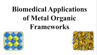 Biomedical Applications of Metal Organic Frameworks MOFs [upl. by Ramu]