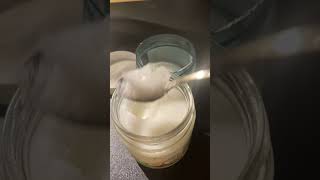 Making coconut scrub with me 🥥✨ skincare bodyscrubathome diybeautycare aesthetic softscrub [upl. by Kylah]