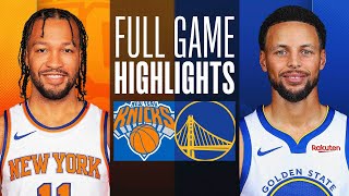 KNICKS at WARRIORS  FULL GAME HIGHLIGHTS  March 18 2024 [upl. by Corotto]