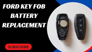 Ford Fiesta Focus CMax Key Fob Battery Replacement [upl. by Leake205]