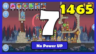 Angry Birds Friends Level 7 Tournament 1465 NO POWER UP walkthrough [upl. by Erehpotsirhc]