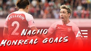 You Wont Believe How Many Goals Nacho Monreal Scored For Arsenal [upl. by Adrahs]