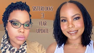 Sisterlocks 3 Year Anniversary  Loc Trim Alopecia Winter Haircare [upl. by Snow]