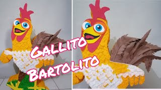 Cómo hacer piñata de gallito Bartolito [upl. by Guimar712]