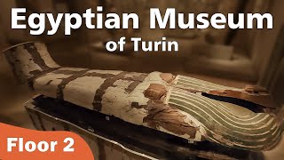 Egyptian Museum of Turin  2nd Floor Walking Tour Tomb of the Unknown [upl. by Mendie]