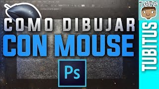 TUTORIAL COMPLETO Como dibujar con mouse en Adobe Photoshop sin usar tableta gráfica tutorial [upl. by Htebazle]