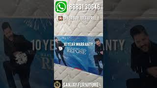 Repose buy 1 Get 1 free  Diwali offer  Sanjay Furniture 8883130646 repose bed buy1get1offer fb [upl. by Tammany719]