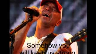 Kenny Chesney  quotHappy on the Hey Nowquot with lyrics A Song for Kristi [upl. by Gainor656]