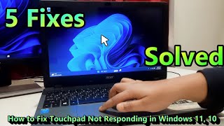 How to Fix Touchpad Not Responding in Windows 11 10 [upl. by Adnot933]