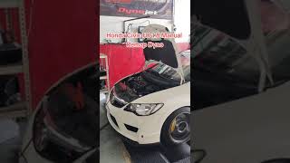 Honda Civic FD 18 Manual Remap DynoMinat Whatsapp [upl. by Cirtemed]