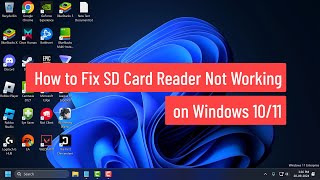 Fix SD Card Reader Not Working on Windows 1011  How to Fix USB Card Reader Not Showing [upl. by Ahsot]