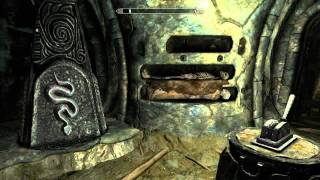 Skyrim Gameplay Under Saarthal Quest How to escape the Amulet Puzzle Trap [upl. by Nerek]