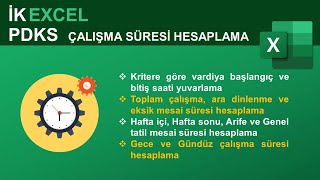 Çalışma Süresi Hesaplama [upl. by Bumgardner]